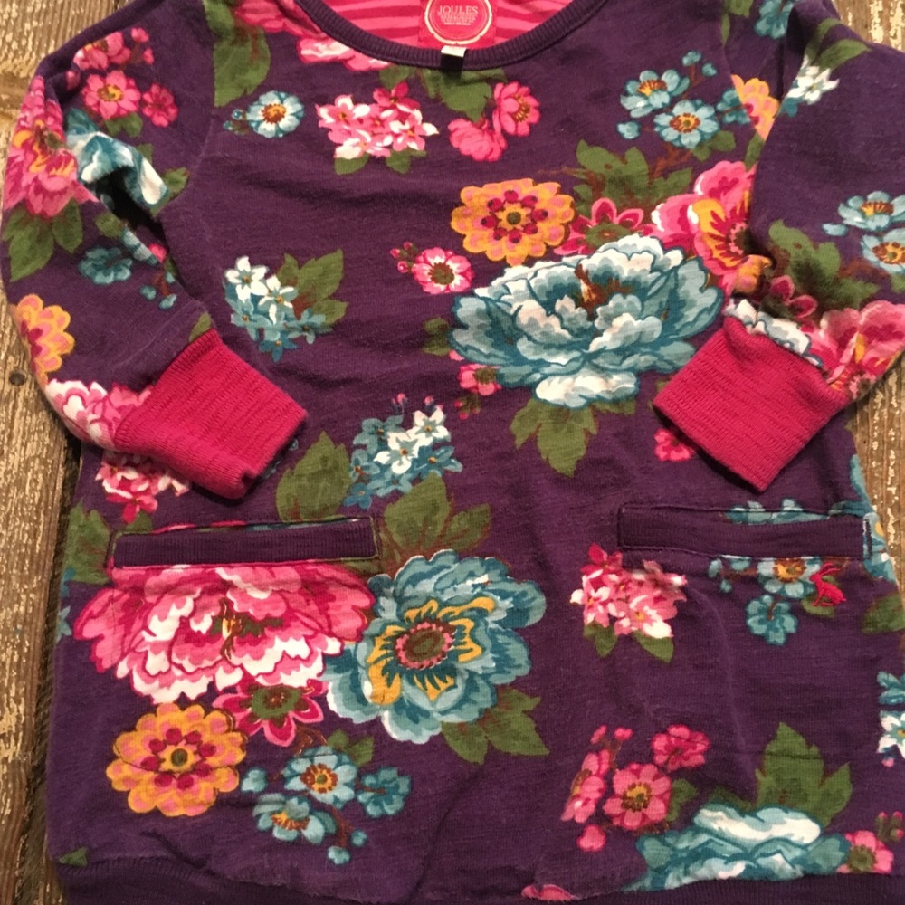 Joules sweatshirt dress size 3t